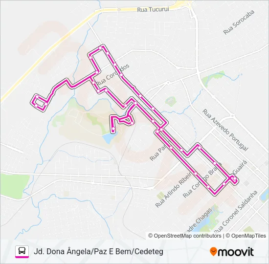 040 JD.DONA ANGELA Bus Line Map