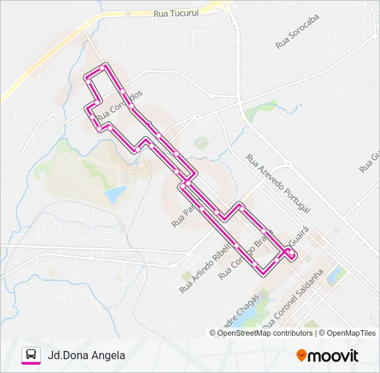040 JD.DONA ANGELA Bus Line Map