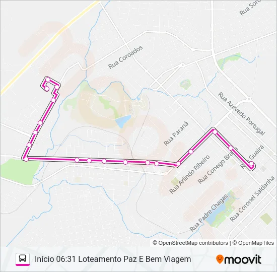 031 JD. AMÉRICAS P BEM Bus Line Map