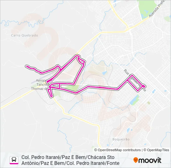 027 INTERBAIRROS Bus Line Map