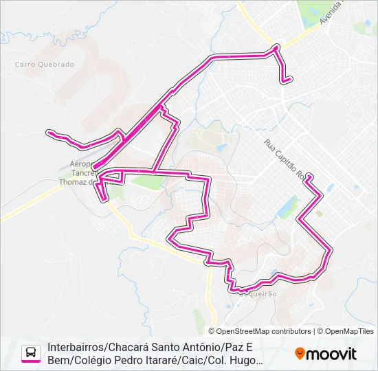 027 INTERBAIRROS Bus Line Map