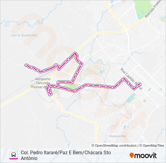 027 INTERBAIRROS bus Line Map