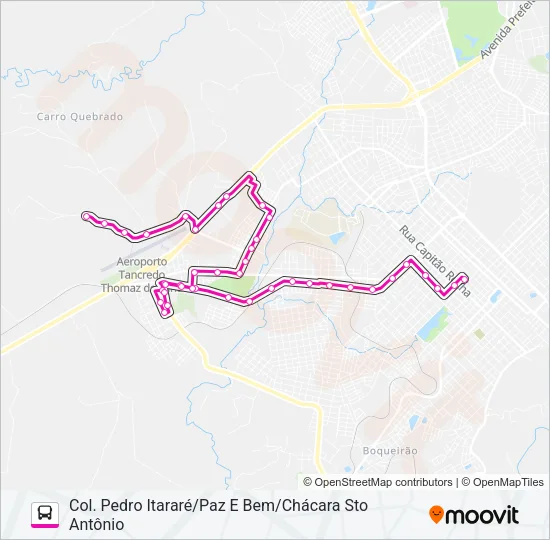 027 INTERBAIRROS Bus Line Map