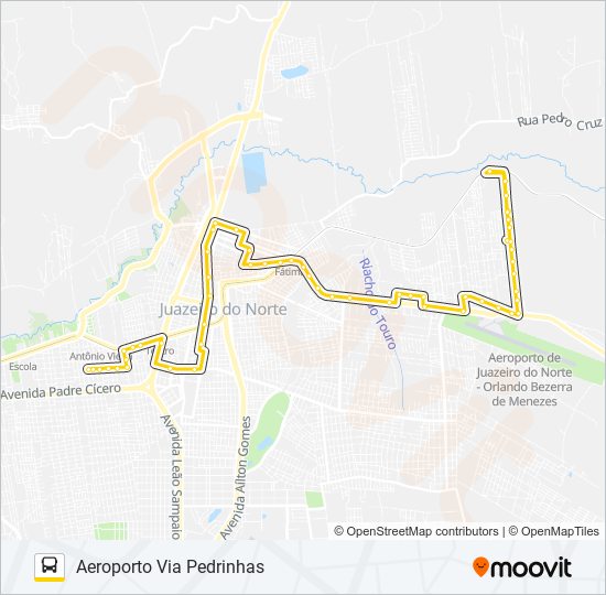 Mapa de 06 ANTÔNIO VIEIRA / AEROPORTO de autobús