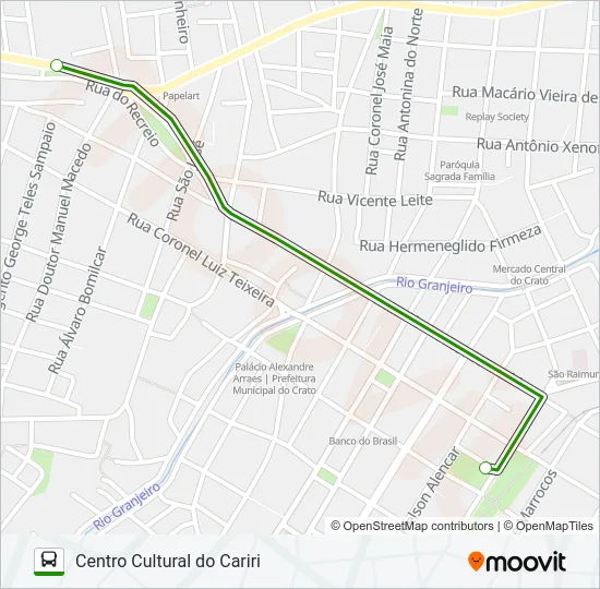 806 PRAÇA CRISTO REI / CENTRO CULTURAL Bus Line Map