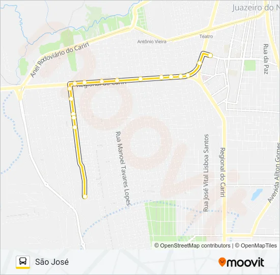 04 SHOPPING / SÃO JOSÉ Bus Line Map