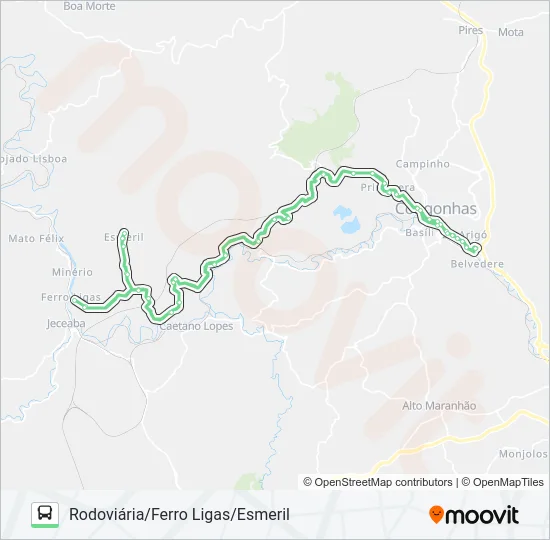 10 Bus Line Map
