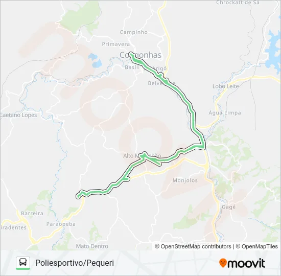 12 Bus Line Map