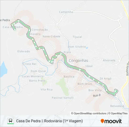 15 Bus Line Map