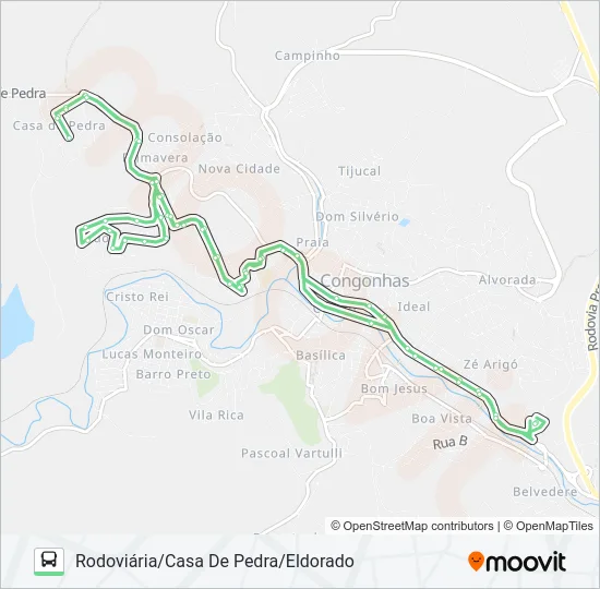 15 Bus Line Map