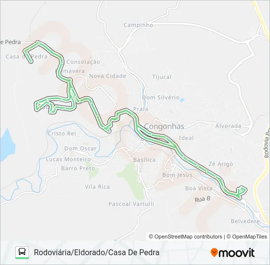 15 Bus Line Map