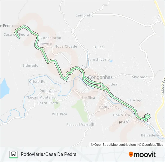 15 Bus Line Map