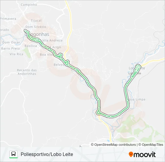 18 Bus Line Map