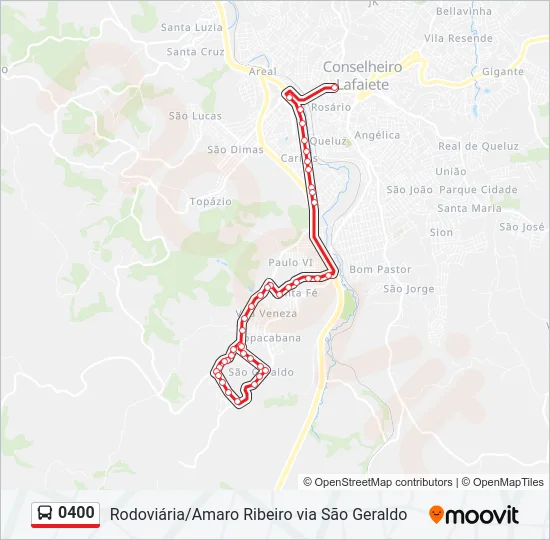 0400 Bus Line Map