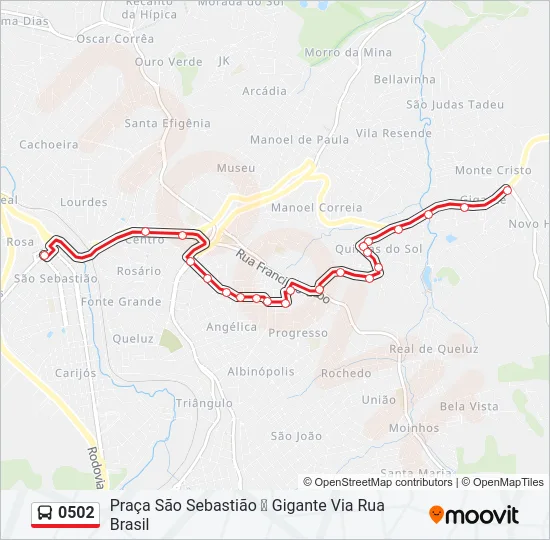 0502 Bus Line Map