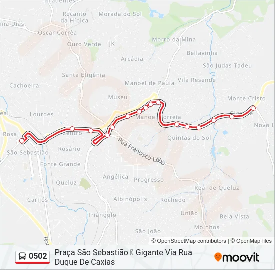 0502 Bus Line Map