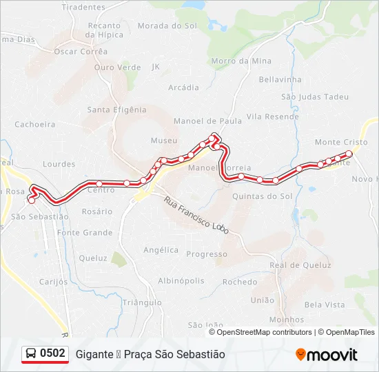 0502 Bus Line Map