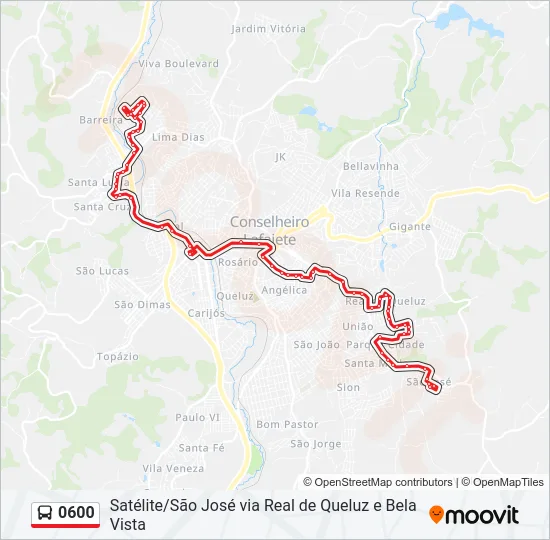 0600 Bus Line Map