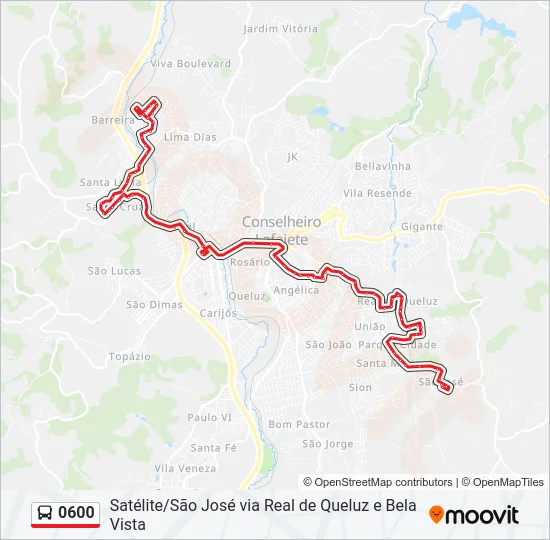 0600 Bus Line Map