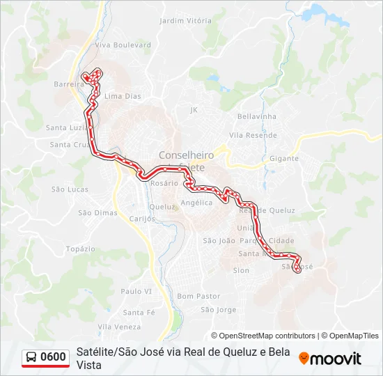 0600 Bus Line Map