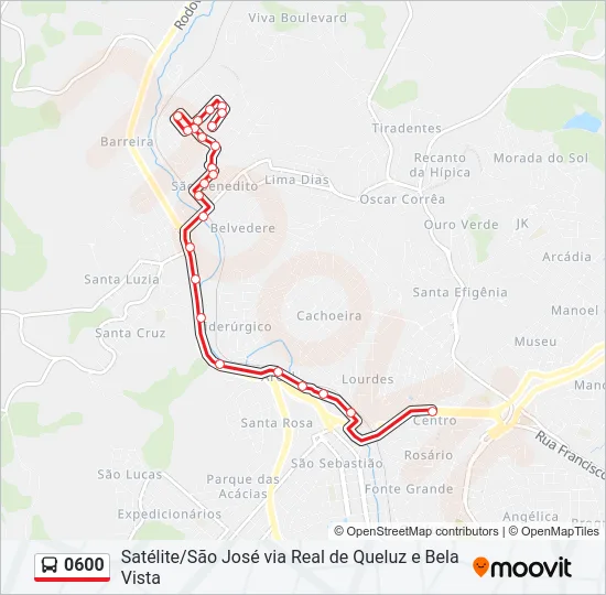 0600 Bus Line Map