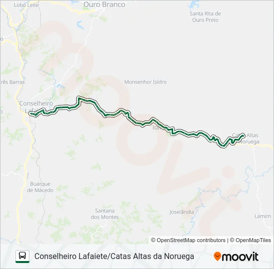 UNIDA 3076.4 Bus Line Map