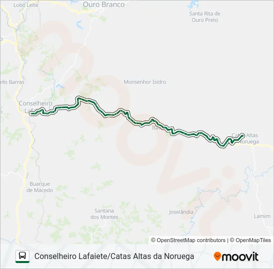 UNIDA 3076.4 Bus Line Map