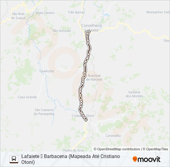 SARITUR 3905 bus Line Map