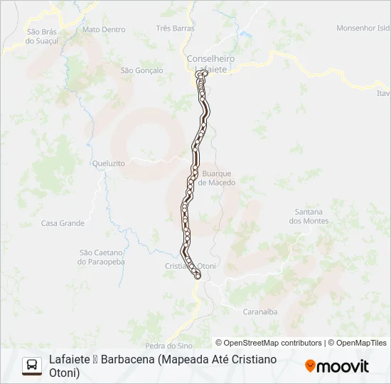 SARITUR 3905 Bus Line Map