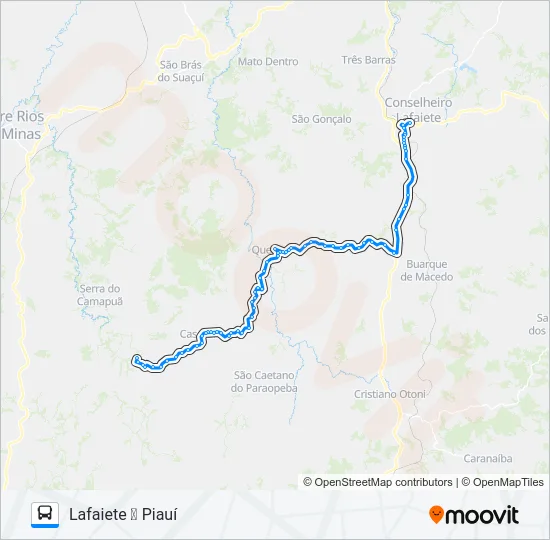 LÍDER 3122 Bus Line Map