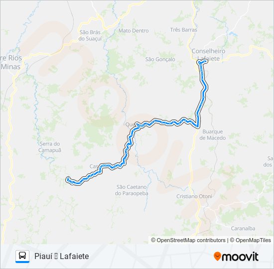 Mapa de LÍDER 3122 de autobús