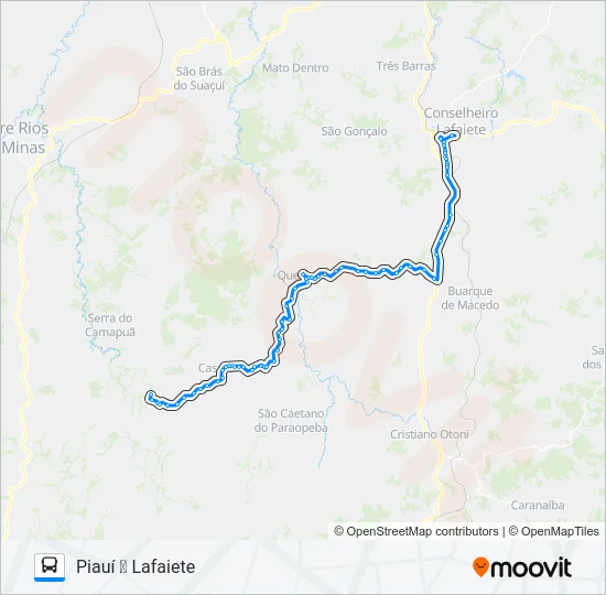 LÍDER 3122 Bus Line Map