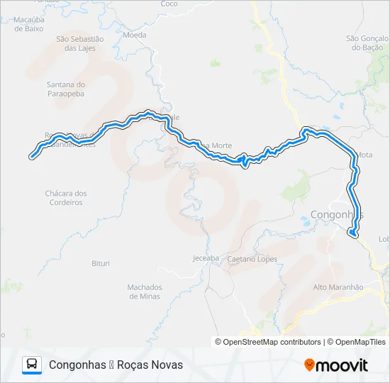 LÍDER 4112 Bus Line Map