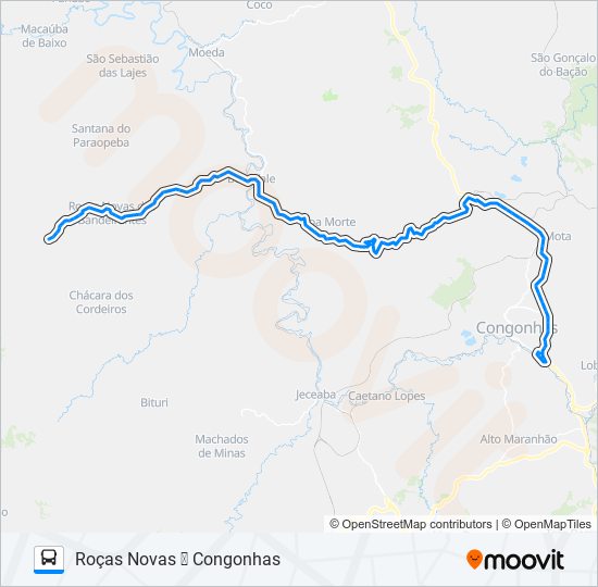 Mapa de LÍDER 4112 de autobús