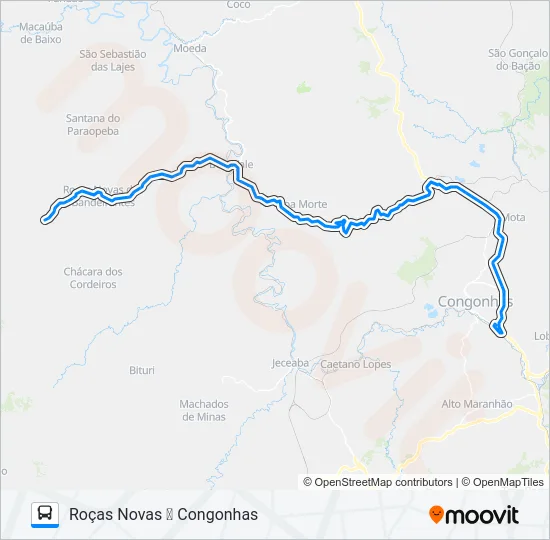 LÍDER 4112 Bus Line Map