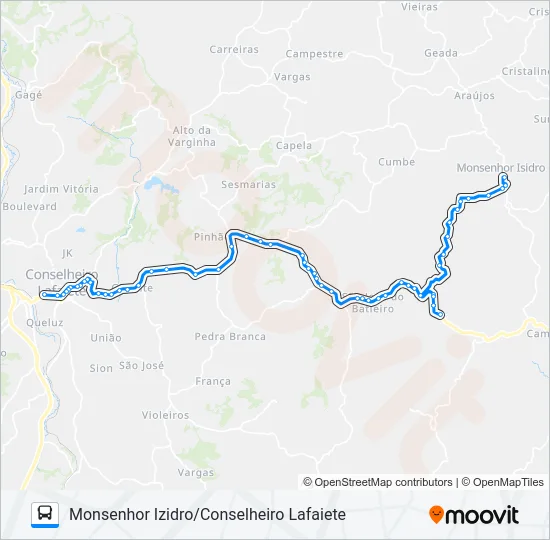 LÍDER 4682 Bus Line Map