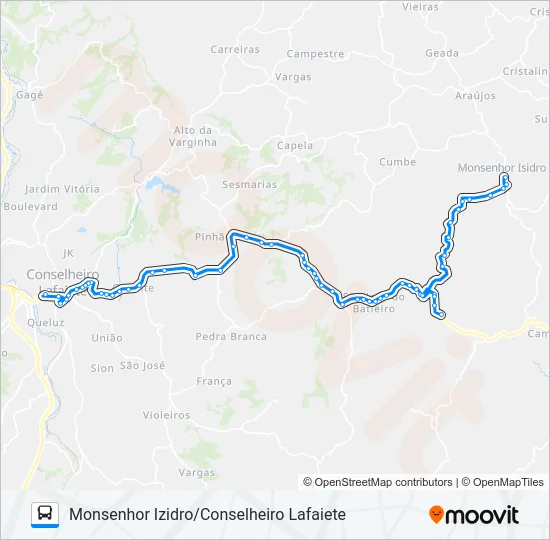 LÍDER 4682 Bus Line Map