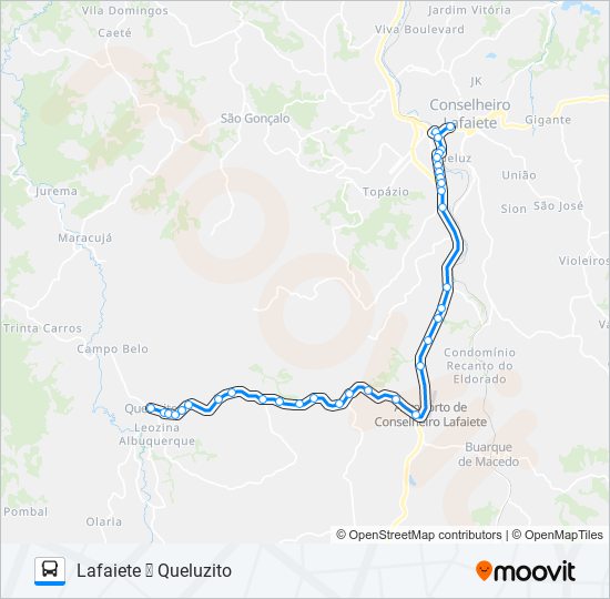 LÍDER 3122.1 bus Line Map