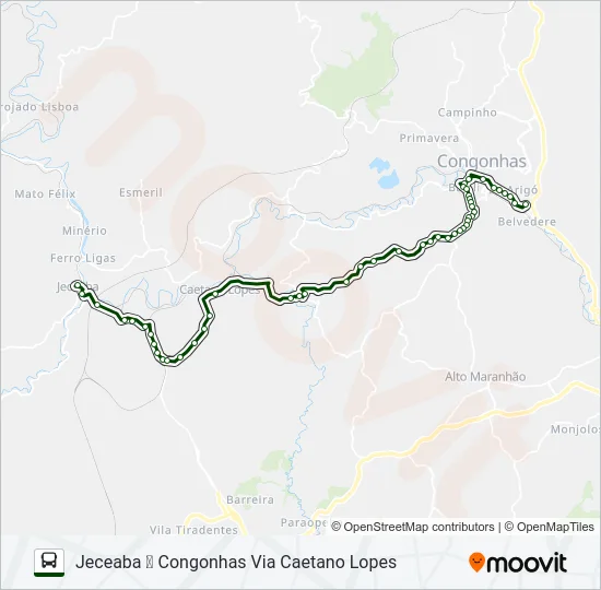 SANDRA 1090.2 Bus Line Map