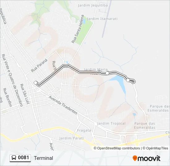 0081 Bus Line Map