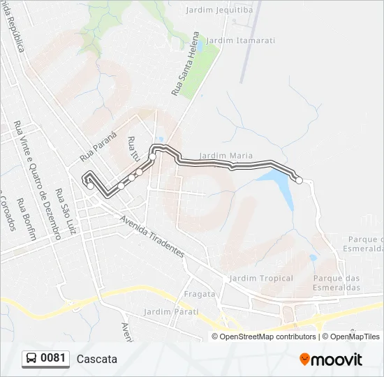 0081 Bus Line Map