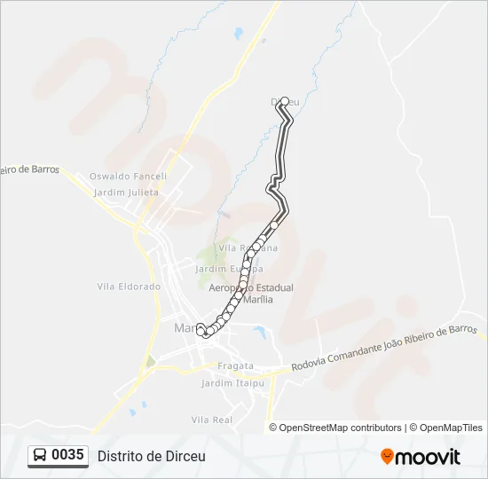 0035 Bus Line Map