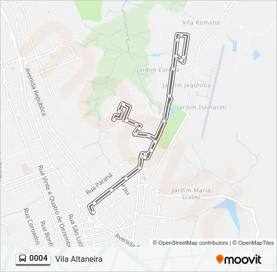 0004 Bus Line Map