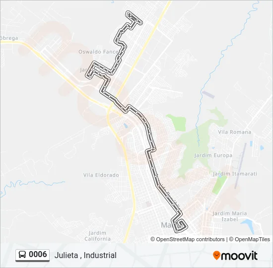 0006 Bus Line Map