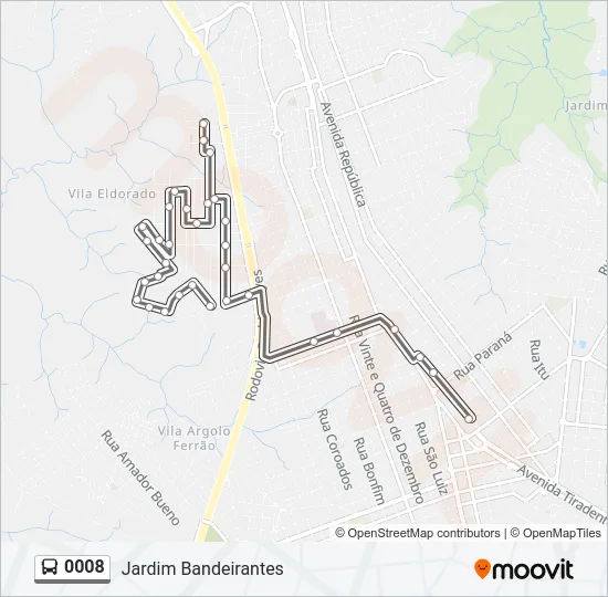 0008 Bus Line Map