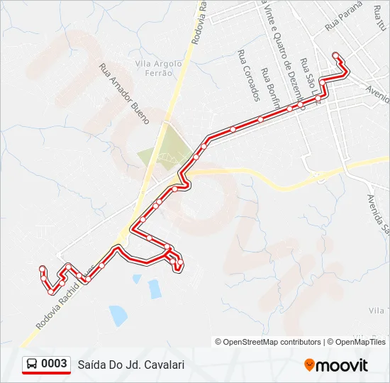 0003 Bus Line Map