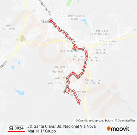 0024 Bus Line Map
