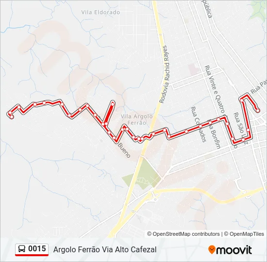 0015 Bus Line Map