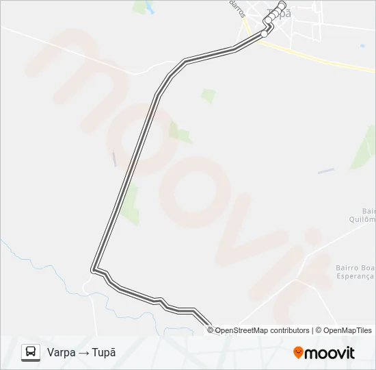 DISTRITOS Bus Line Map