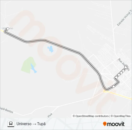 DISTRITOS Bus Line Map